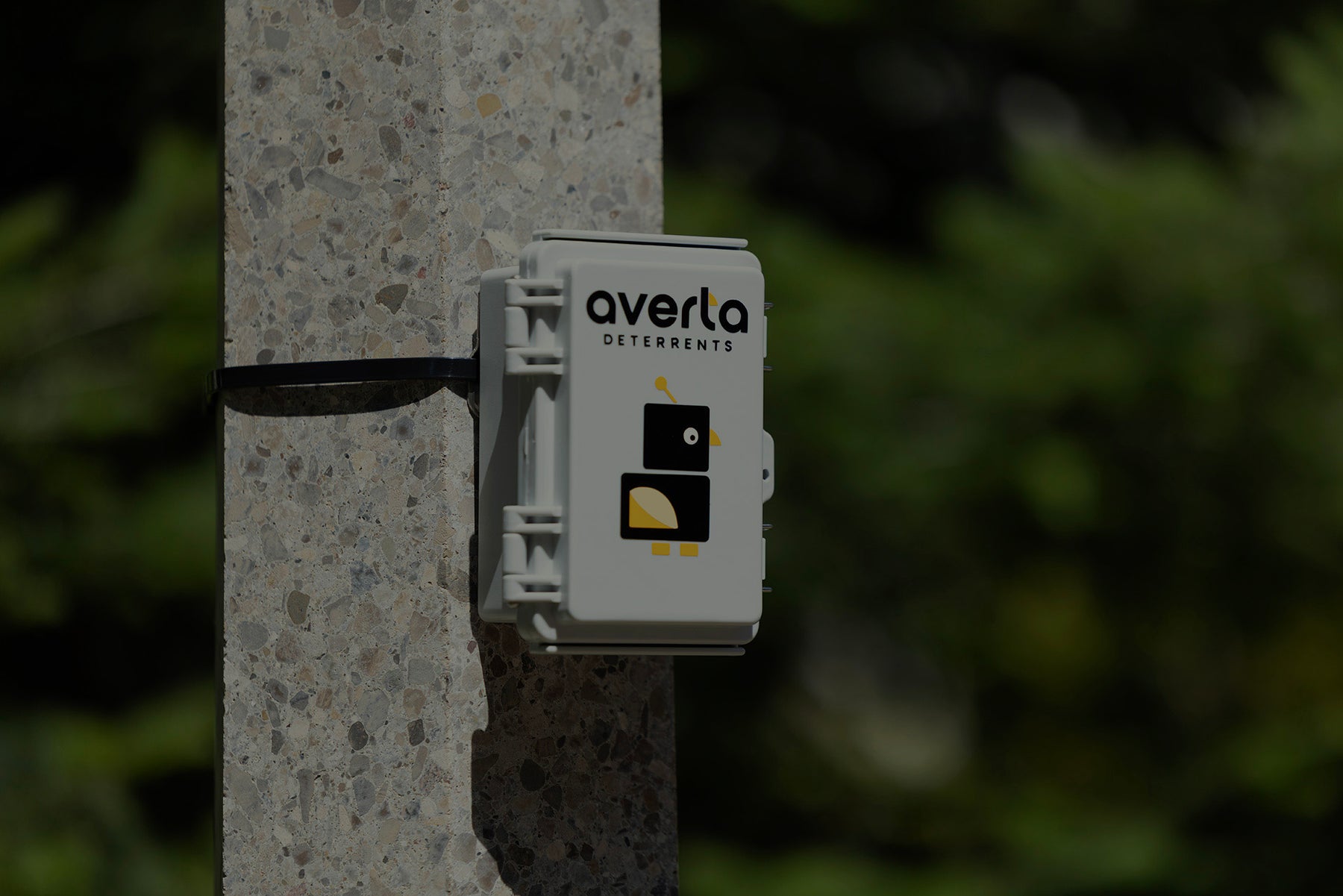 Averta bird deterrent installed on a building